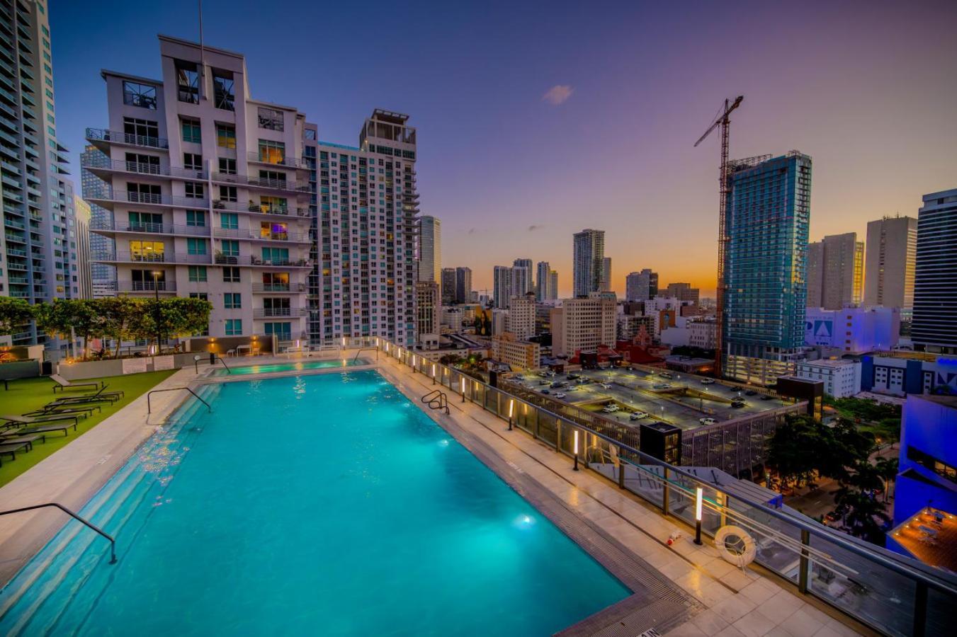 شقة Luxury Loft - Free Parking - Ocean View - Brickell Downtown ميامي المظهر الخارجي الصورة