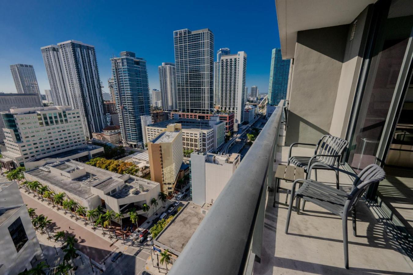 شقة Luxury Loft - Free Parking - Ocean View - Brickell Downtown ميامي الغرفة الصورة