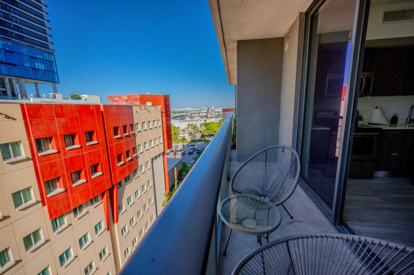 شقة Luxury Loft - Free Parking - Ocean View - Brickell Downtown ميامي الغرفة الصورة
