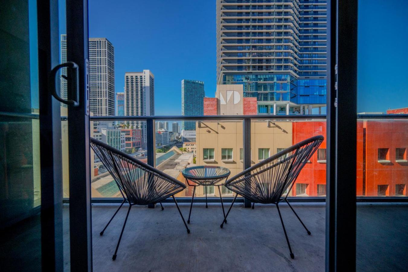 شقة Luxury Loft - Free Parking - Ocean View - Brickell Downtown ميامي الغرفة الصورة
